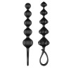 Satisfyer Kit de 2 chapelets Satisfyer beads - Noirs